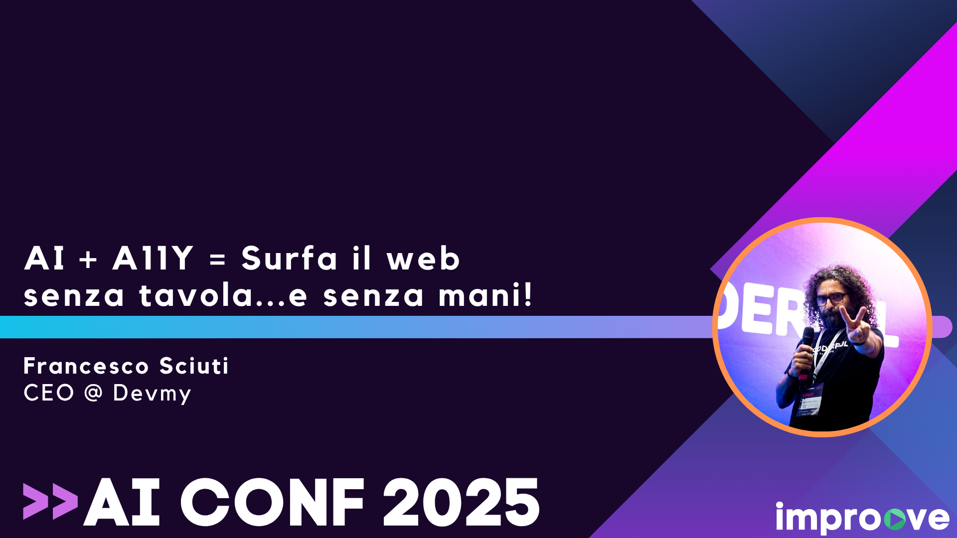 AI + A11Y = Surfa il web senza tavola...e senza mani!